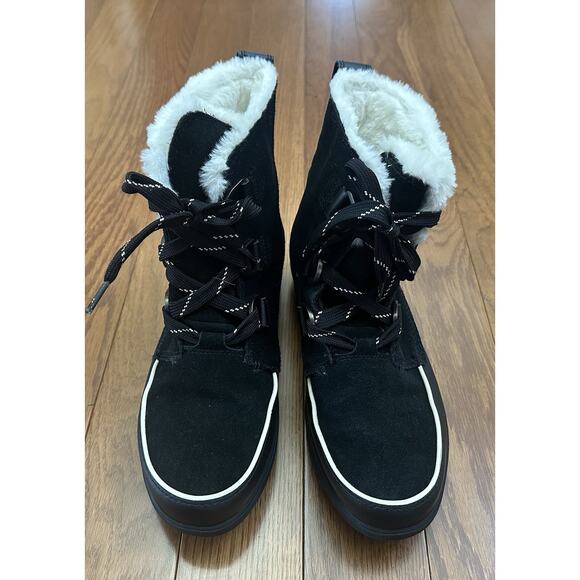 NEW Sorel Tivoli IV Waterproof Winter Leather Boot Black Women's Size 10.5 - Picture 8 of 10